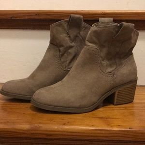 Beige Booties